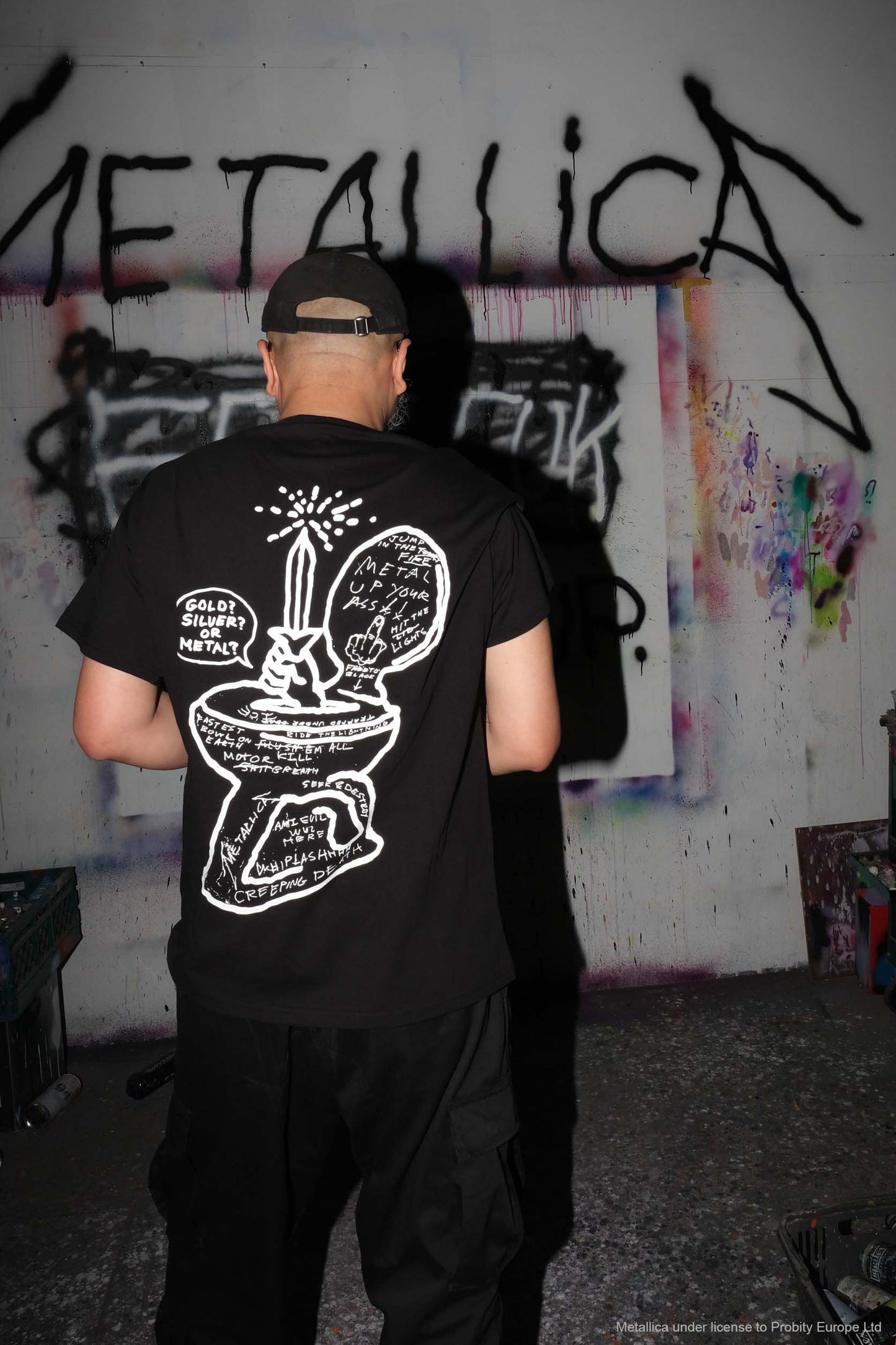 METAL UP YOUR ASS TEE